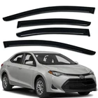 For 2014-2019 Toyota Corolla Sedan Tape-on Window Visors Vent Shade Rain Guards New. Price: $43.95.