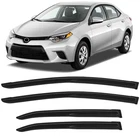 Sun/rain Guard Outside Mount Tape-on Window Visor For 14-19 Toyota Corolla Sedan New. Price: $29.35.