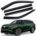 Tape-on Window Visors Rain Guards Deflector For 2020-2025 Toyota Highlander New. Price: $43.94.