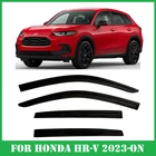 Smoke Tinted Window Visors Deflectors Rain Guards For Honda Hr-v Hrv 2023-2026 New. Price: $54.40.