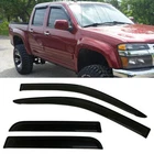 Fit 2004-2012 Chevy Colorado Crew Cab Window Visors Sun Vent Shade Rain Guards New. Price: $28.99.