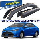 Rain Guards Vent Visors Shade For 2014-2019 Toyota Corolla New. Price: $104.99.