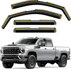 In-channel Window Rain Guards Fit For Chevy Silverado & Gmc Sierra 2500HD/3500HD New. Price: $84.15.