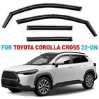 Side Window Deflectors Rain Guards For 2022-2026 Toyota Corolla Cross New. Price: $59.39.