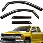 Sun Rain Visors Wind Guards For 14-18 Chevy Silverado Double Cab New. Price: $58.99.