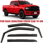 Rain Guards Vent Visors Shade For 2019-2026 Dodge Ram Crew Cab New. Price: $62.99.