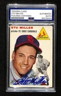 Stu Miller Signed/auto 1954 Topps #164 St. Louis Cardinals Psa/dna 194832. Price: $44.00.